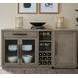 Pure Modern Moonstone Server with Bar Cabinet