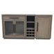 Pure Modern Moonstone Server with Bar Cabinet