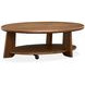Tanner Tawny Brown Oval Cocktail Table