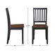 Joplin Walnut and Ebony Farmhouse Side Chair