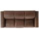 Billings Brown Leather 96" Power Reclining Sofa