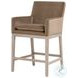 Drake Caramel Velvet Counter Height Stool