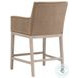Drake Caramel Velvet Counter Height Stool