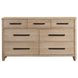 Breckenridge Medium Brown 7 Drawer Dresser