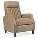 Denver Soft Beige Leather Push Back Recliner