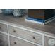 Island Haven Dapple Grey and Blanc 6 Drawer and 2 Door Dresser