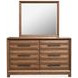 Callisto Bourbon Brown and Santa Cruz Upholstered Storage Panel Bedroom Set