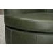 Barolo Lyric Sage Leather Upholstered Swivel Club Chair