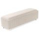 Amaryllis Taupe Upholstered 59" Accent Bench