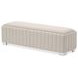 Amaryllis Taupe Upholstered 59" Accent Bench