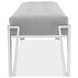Mirelle Gray Upholstered 59" Accent Bench