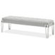 Mirelle Gray Upholstered 59" Accent Bench