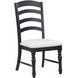 Odessa Black Ladder Back Side Chair Set of 2