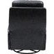 Duffy Ryegate Gray Leather Swivel Glider Recliner