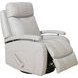 Duffy Gable Dove Leather Swivel Glider Recliner