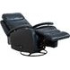 Duffy Ryegate Sapphire Blue Leather Swivel Glider Recliner