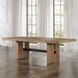 Aubrey Brown 96" Extendable Rectangular Dining Table