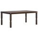 Verge Handcrafted Walnut Extendable Rectangular Dining Table