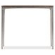 Linea Cerused Charcoal And Textured Graphite Metal 36" Sofa Table