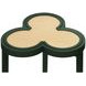 Dylan Dark Green and Brown Clover Cigar Table