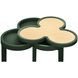 Dylan Dark Green and Brown Clover Cigar Table