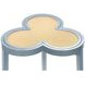 Dylan Light Blue and Natural Clover Cigar Table