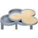 Dylan Light Blue and Natural Clover Cigar Table