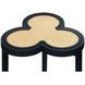 Dylan Navy and Natural Clover Cigar Table