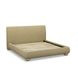 Rayne Honey King Upholstered Panel Bed