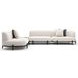 Madera Oatmeal 4 Piece Modular Corner L Sectional with Pillows