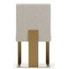 Counter Balance Oatmeal Upholstered Dining Chair