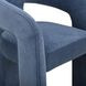 Malone Denim Blue Performance Fabric Upholstered Dining Chair