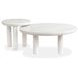 Sunset Cove Moonlight Pearl Round Nesting Cocktail Table