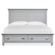 Harborwick Harbor Gray California King Storage Panel Bed