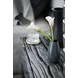 Linea Black Forest Marble And Textured Graphite Metal Nightstand