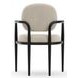 Madera Beige Performance Fabric Upholstered Dining Arm Chair