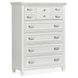 Harborwick White Dove 5 Drawer Chest