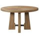Landmark Weathered Oak 54" Round Dining Table