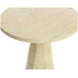 Kline Natural 34" Round Concrete Top Outdoor Bistro Table