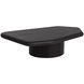 Detti Black Free Form Large Concrete Top Outdoor Cocktail Table
