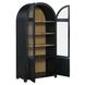 Magnolia Black 4 Door Curio Cabinet