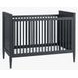 Modern Nursery Iron Ore Convertible Crib