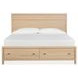 Merrifield Sandstone Beige Storage Panel Bedroom Set