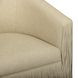 Shag Me Tan Upholstered Swivel Accent Chair
