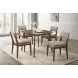 Miller Walnut Square Dining Room Set