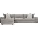 Nest Gray 2 Piece Modular Sectional with Pillows