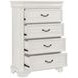 Lyndhurst Vintage White and Beige Upholstered Storage Sleigh Bedroom Set