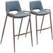 Desi Gray Bar Stool Set Of 2