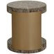 Gardiner Dark Emperador Outdoor Round End Table