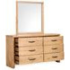 Highridge Honey Wheat Panel Bedroom Set